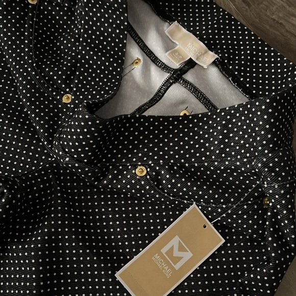 Michael Kors Polka Dot Jeggings size Small - Picture 7 of 14